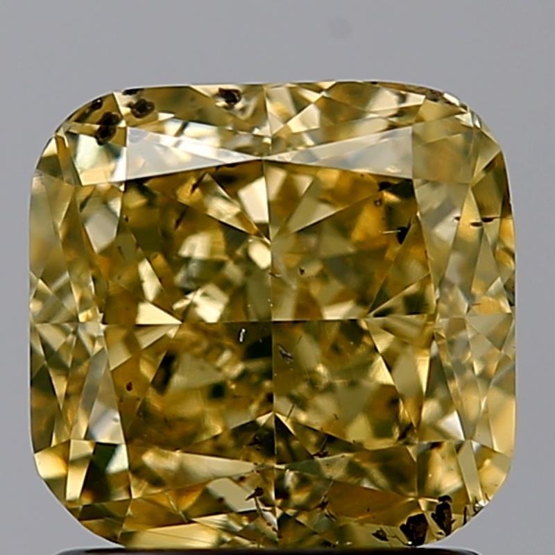 1.51 Ct. Fancy Yellow Cushion Diamond