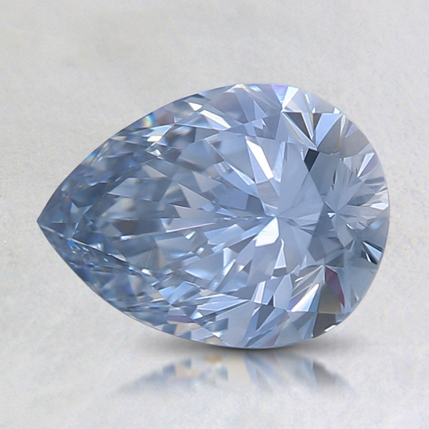 1.15 Ct. Fancy Intense Blue Pear Lab Grown Diamond