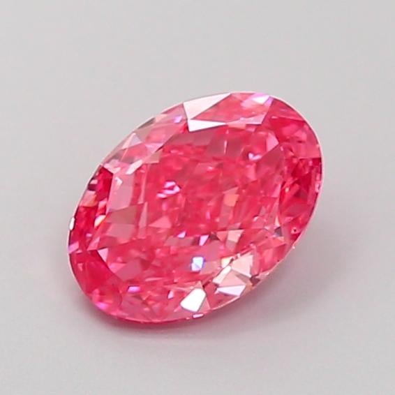 1.13 Ct. Fancy Vivid Pink Oval Lab Grown Diamond