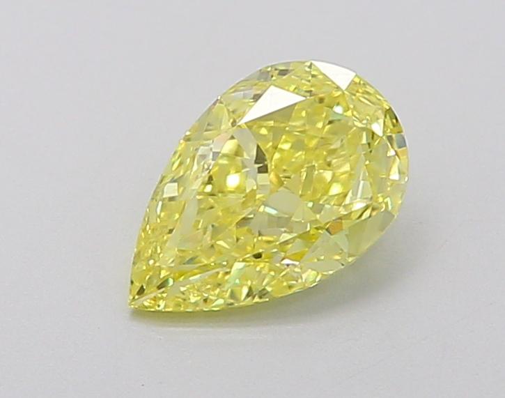 1.05 Ct. Fancy Vivid Yellow Pear Lab Grown Diamond