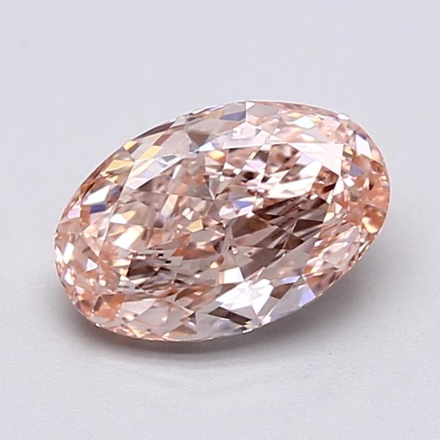 1.71 Ct. Fancy Vivid  Pink Oval Lab Grown Diamond