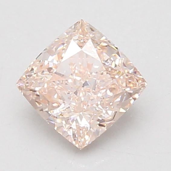 1.24 Ct. Fancy Brownish Pink Cushion Lab Grown Diamond