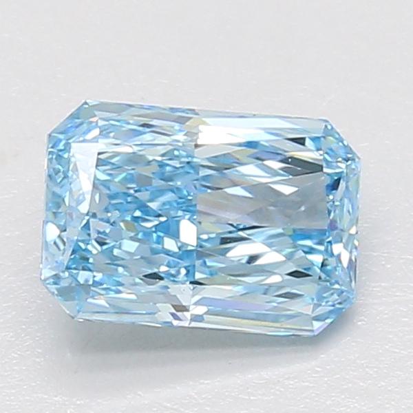 1.53 Ct. Fancy Vivid Blue Radiant Lab Grown Diamond