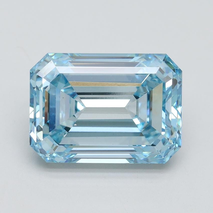 5.05 Ct. Fancy Intense Blue Emerald Lab Grown Diamond