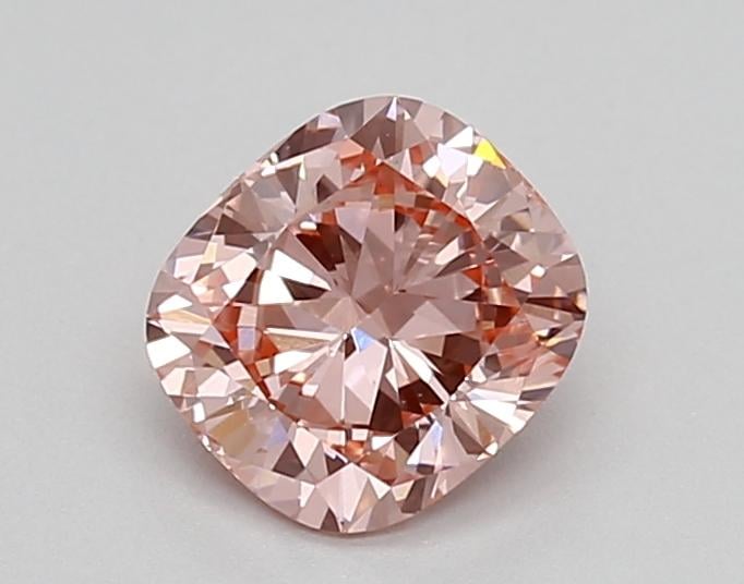 0.83 Ct. Fancy Vivid Pink Cushion Lab Grown Diamond