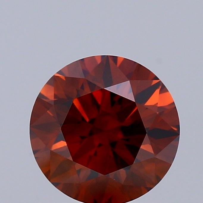 1.01 Ct. Fancy Deep Orange Round Lab Grown Diamond