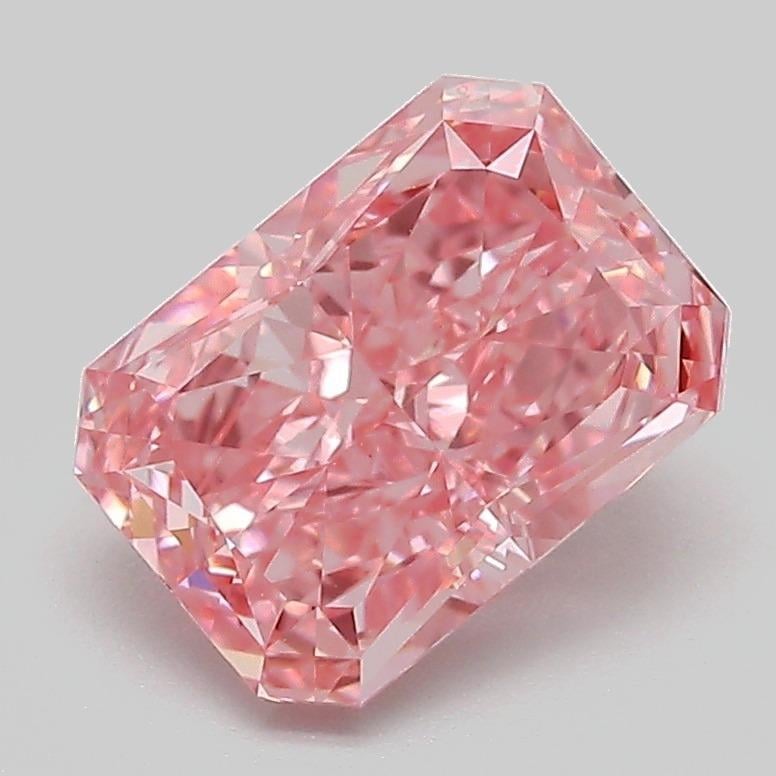 2.09 Ct. Fancy Vivid Pink Radiant Lab Grown Diamond