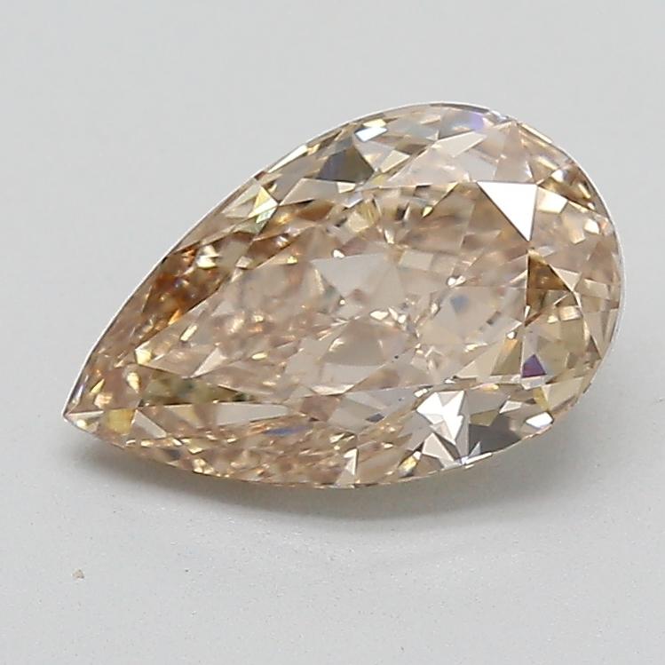 2.09 Ct. Light  Brown Pear Lab Grown Diamond