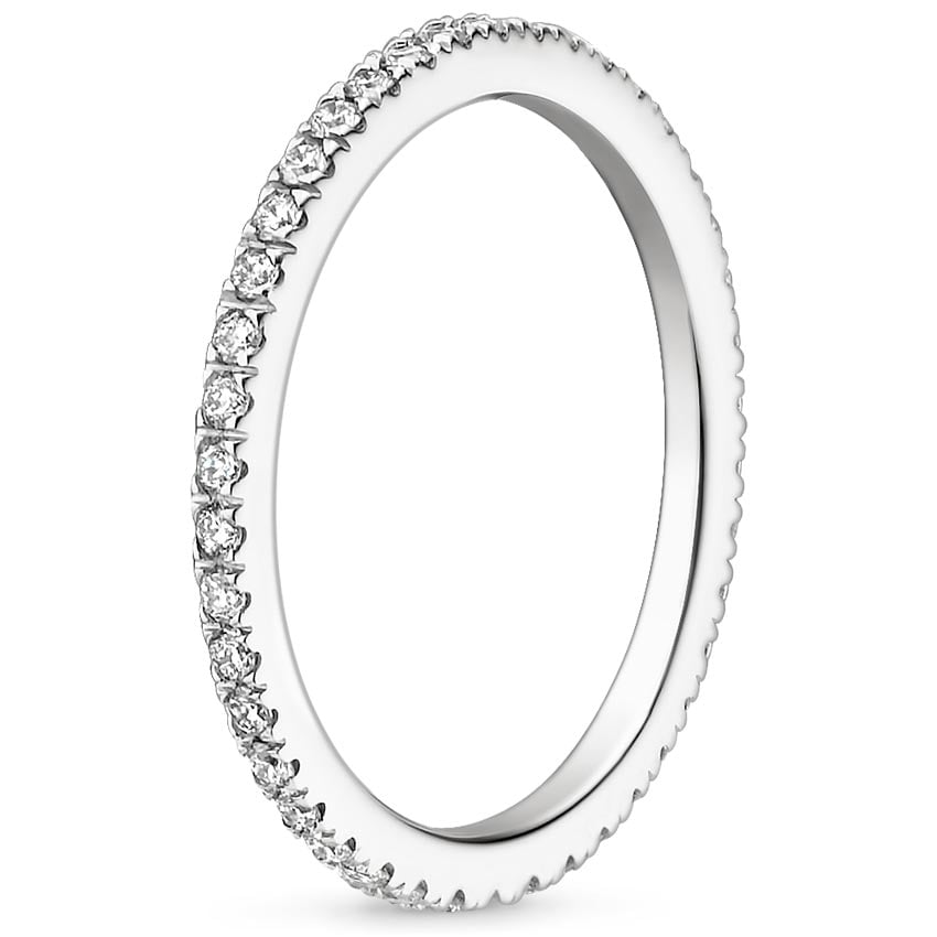 Platinum Ballad Eternity Diamond Ring (1/3 ct. tw.), large side view
