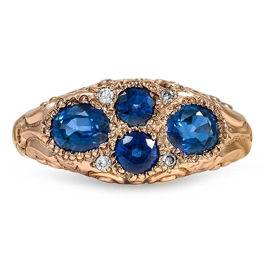 Victorian Sapphire Vintage Ring