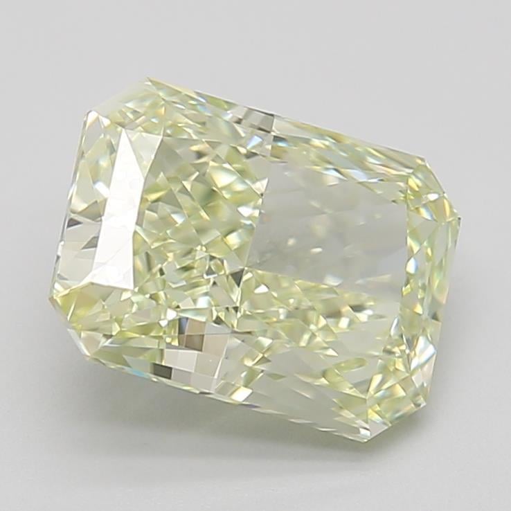 2.50 Ct. Fancy Light Yellow Radiant Lab Grown Diamond