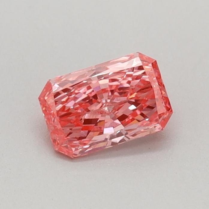 0.30 Ct. Fancy Vivid Pink Radiant Lab Grown Diamond