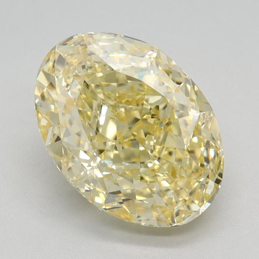 2.23 Ct. Fancy Vivid Yellow Oval Lab Grown Diamond