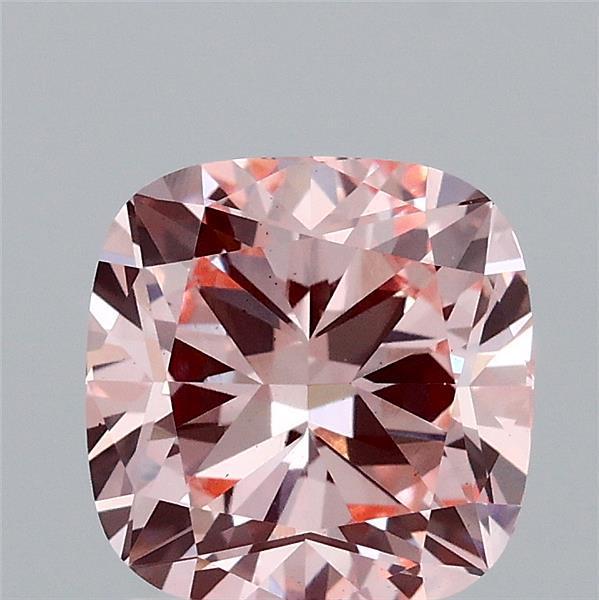 2.04 Ct. Fancy Intense Pink Cushion Lab Grown Diamond