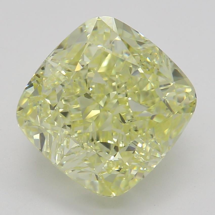 3.01 Ct. Fancy Yellow Cushion Diamond