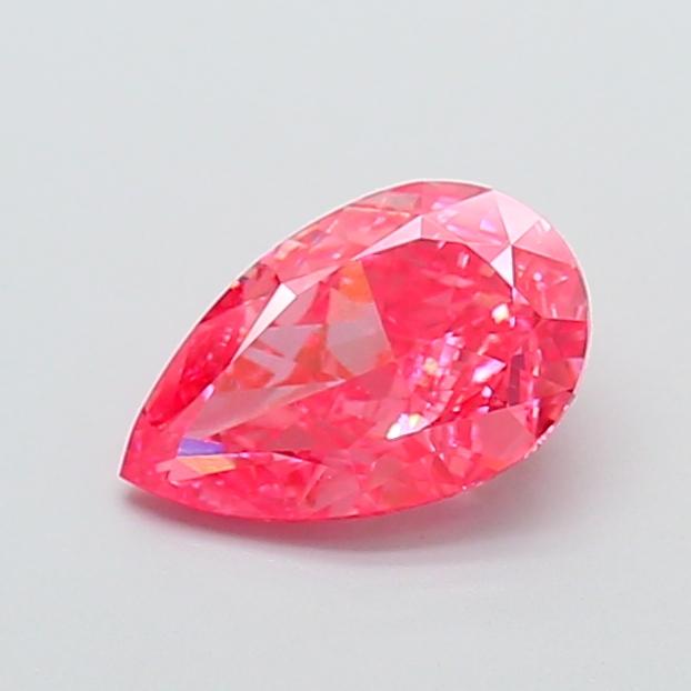 1.78 Ct. Fancy Vivid  Pink Pear Lab Grown Diamond