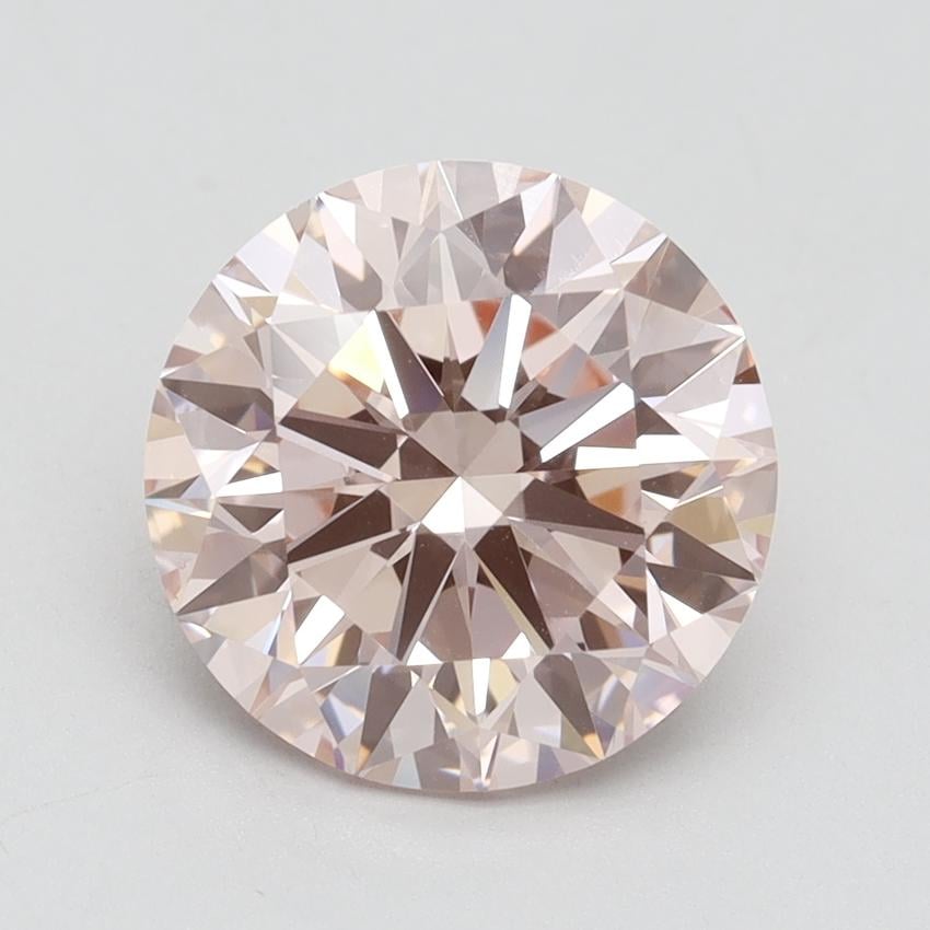3.37 Ct. Fancy Intense Pink Round Lab Grown Diamond