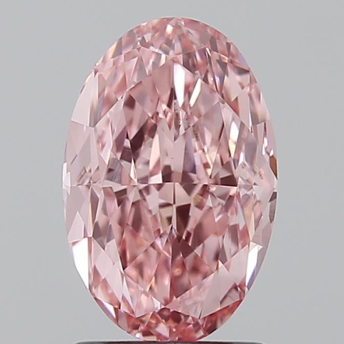 1.92 Ct. Fancy Vivid  Pink Oval Lab Grown Diamond