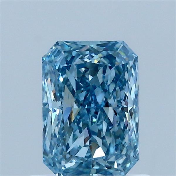 0.92 Ct. Fancy Vivid Blue Radiant Lab Grown Diamond