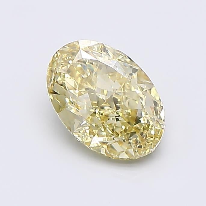1.14 Ct. Fancy Yellow Oval Lab Grown Diamond