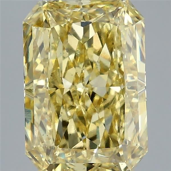 5.04 Ct. Fancy Intense Yellow Radiant Lab Grown Diamond