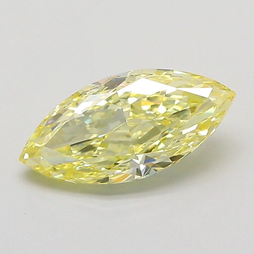 1.29 Ct. Fancy Intense  Yellow Marquise Lab Grown Diamond