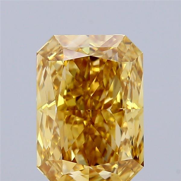 1.55 Ct. Fancy Intense Yellow Radiant Lab Grown Diamond