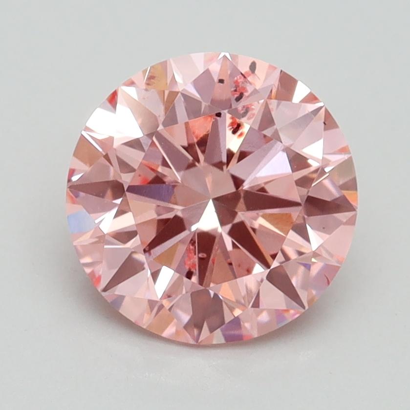 1.92 Ct. Fancy Intense Pink Round Lab Grown Diamond
