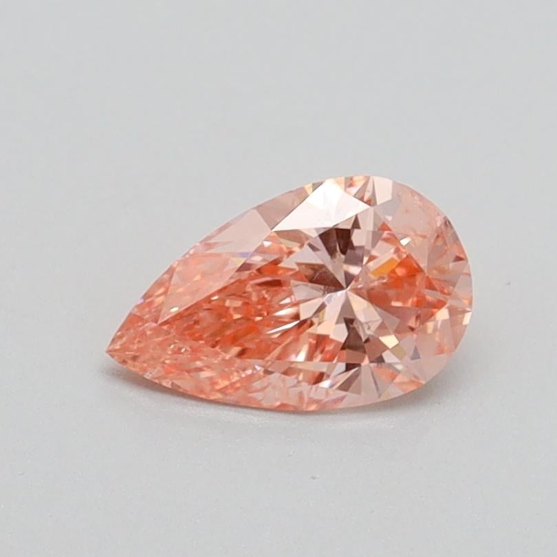 0.51 Ct. Fancy Vivid Pink Pear Lab Grown Diamond