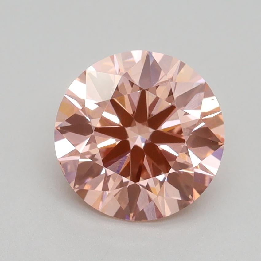 1.66 Ct. Fancy Intense Pink Round Lab Grown Diamond