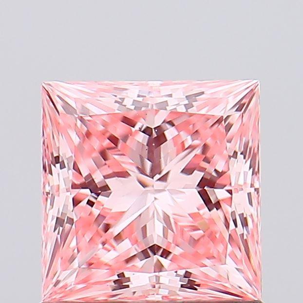 1.06 Ct. Fancy Vivid Pink Princess Lab Grown Diamond