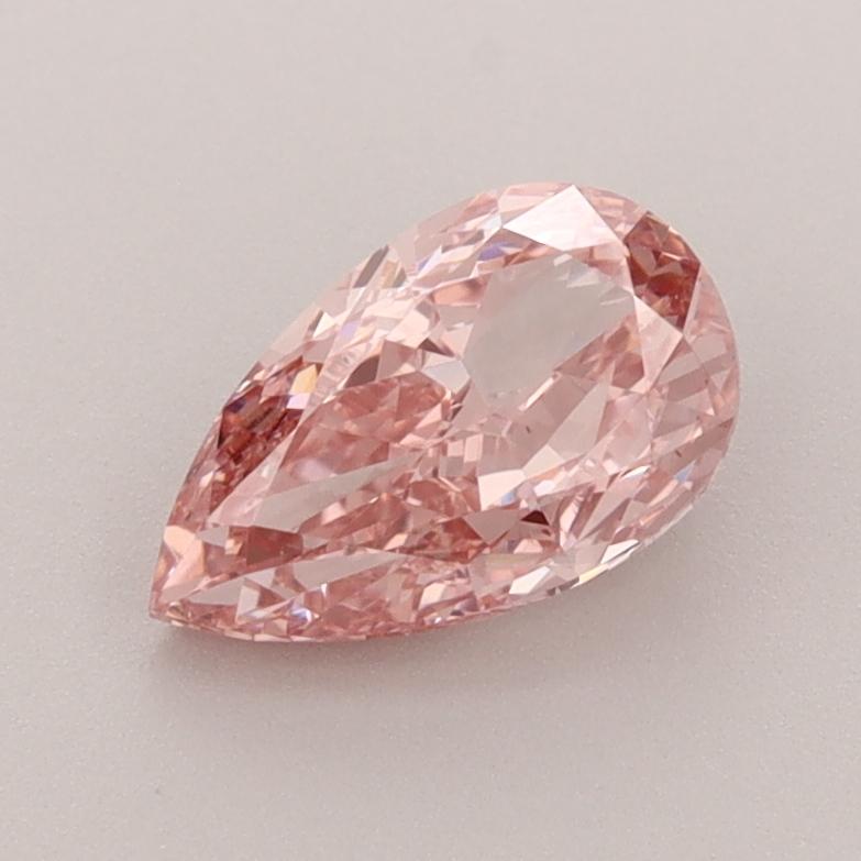 1.21 Ct. Fancy Vivid  Pink Pear Lab Grown Diamond