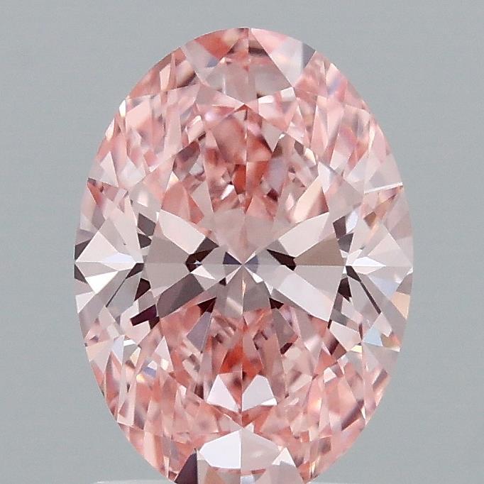 1.51 Ct. Fancy Vivid Pink Oval Lab Grown Diamond
