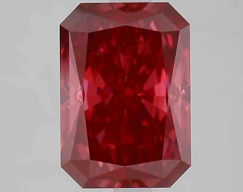 3.29 Ct. Fancy Vivid Pink Radiant Lab Grown Diamond