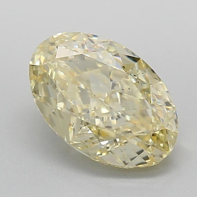 1.31 Ct. Fancy Intense  Yellow Oval Lab Grown Diamond