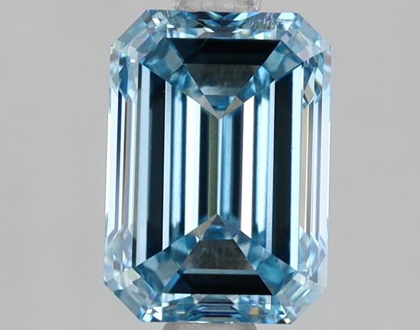 1.93 Ct. Fancy Intense  Blue Emerald Lab Grown Diamond