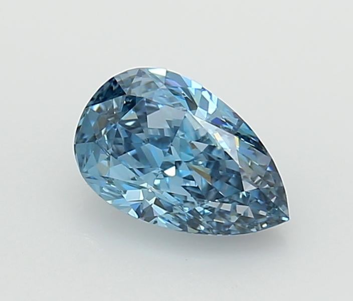 1.00 Ct. Fancy Intense  Blue Pear Lab Grown Diamond