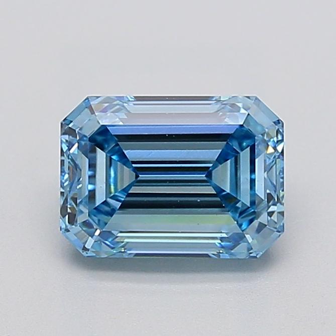 2.02 Ct. Fancy Vivid  Blue Emerald Lab Grown Diamond