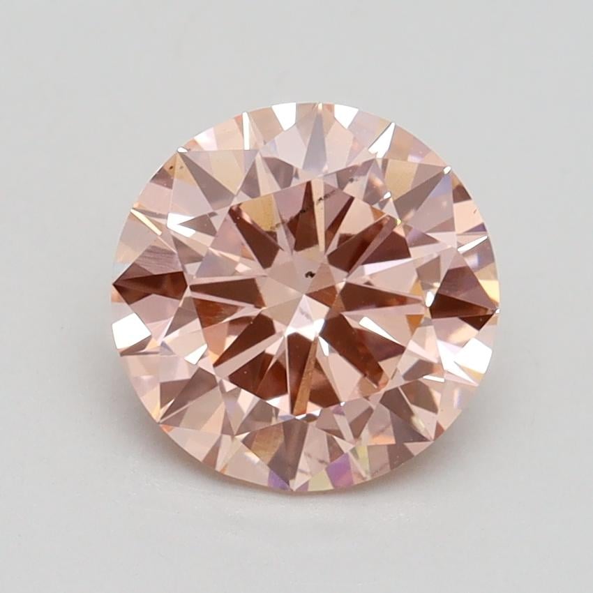 1.70 Ct. Fancy Intense Pink Round Lab Grown Diamond