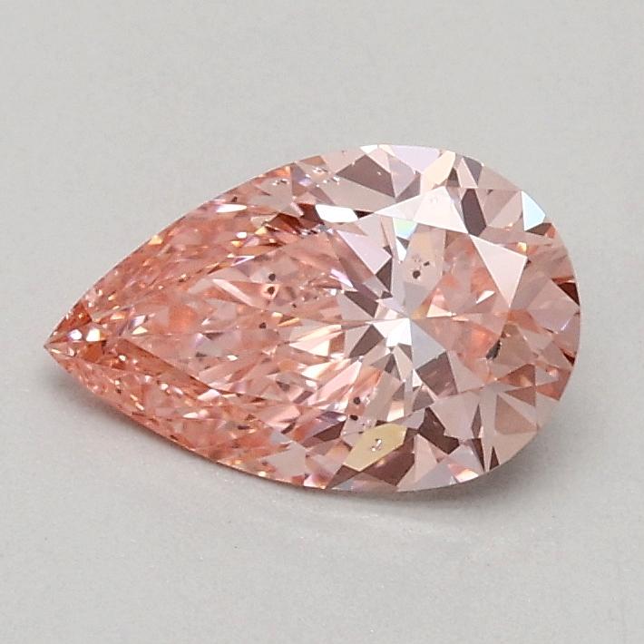 0.55 Ct. Fancy Vivid Pink Pear Lab Grown Diamond