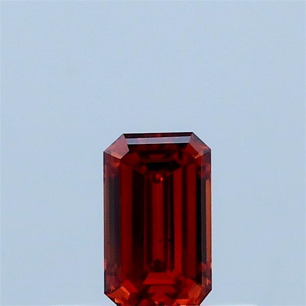 0.28 Ct. Fancy Vivid Orange Emerald Lab Grown Diamond