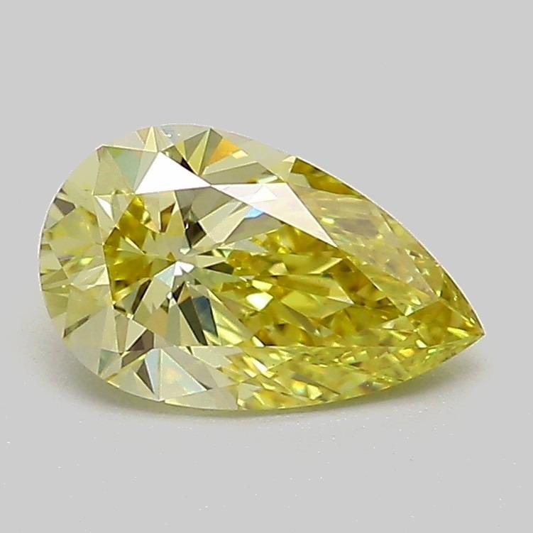 1.02 Ct. Fancy Yellow Pear Lab Grown Diamond