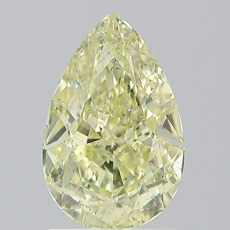 2.01 Ct. Fancy  Yellow Pear Diamond