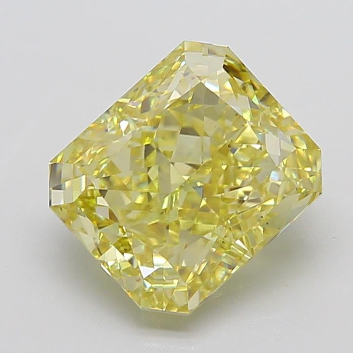 6.52 Ct. Fancy Intense Yellow Radiant Lab Grown Diamond