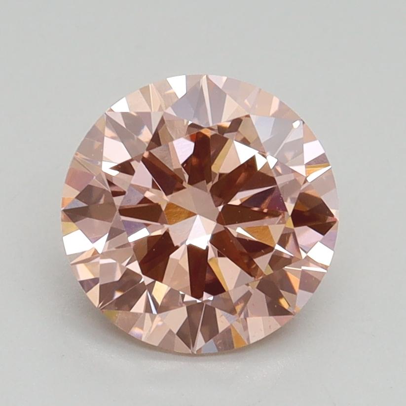 1.51 Ct. Fancy Intense Pink Round Lab Grown Diamond