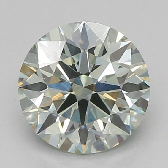 0.50 Ct. Fancy Bluish Green Round Lab Grown Diamond