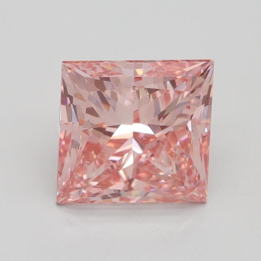 2.02 Ct. Fancy Intense Pink Princess Lab Grown Diamond