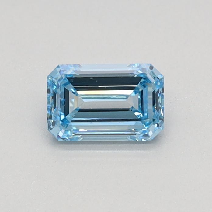0.34 Ct. Fancy Intense Blue Emerald Lab Grown Diamond