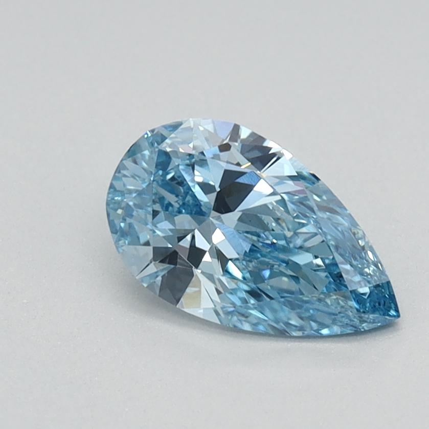 0.56 Ct. Fancy Intense Blue Pear Lab Grown Diamond