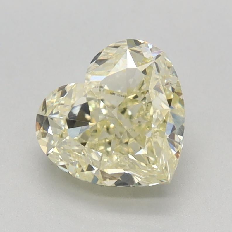 1.20 Ct. Fancy Light Yellow Heart Lab Grown Diamond